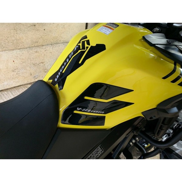 KIT 3 autocollants de protection de cartouche compatibles avec SUZUKI V-STROM 650 17-25 MOTO