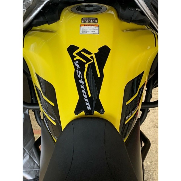 KIT 3 αυτοκόλλητα προστασίας φιάλης συμβατά με SUZUKI V-STROM 650 17-25 MOTO