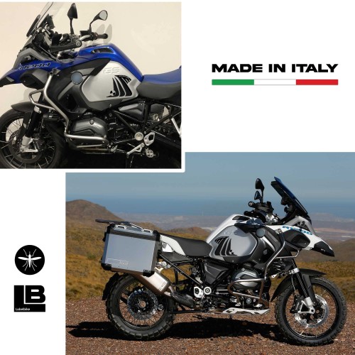 3D SIDE PROTECTION ADHESIVES compatible for BMW R1200 GS ADVENTURE MOTORBIKE 2014-16 2