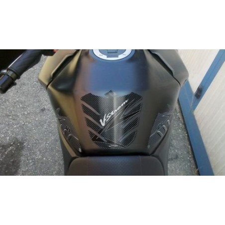 CARBONE 3D RESIN GEL ADHESIVE PANEL SEAL compatible pour SUZUKI V-STROM MOTORCYCLE