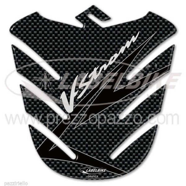 CARBON 3D RESIN GEL ADHESIVE PANEL SEAL kompatibel für SUZUKI V-STROM MOTORCYCLE