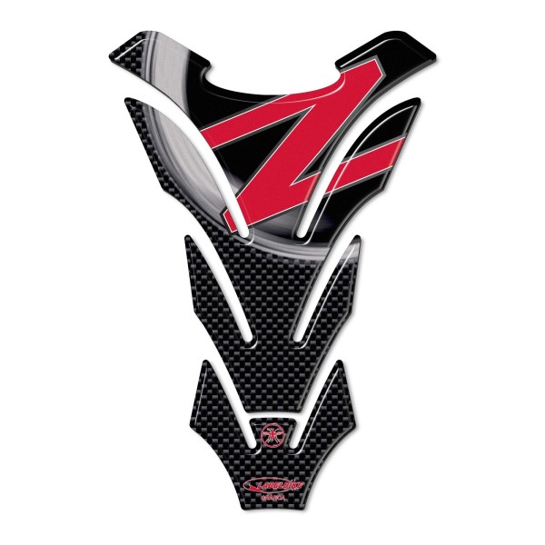3D STICKER PARASTER compatible MOTO KAWASAKI Z750 Z1000 ROJO