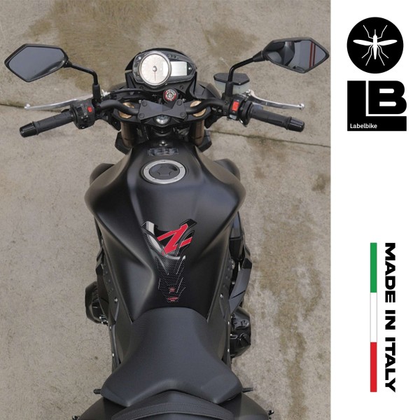 3D STICKER STICKER PARASTER compatible MOTORCYCLE KAWASAKI Z750 Z1000 RED