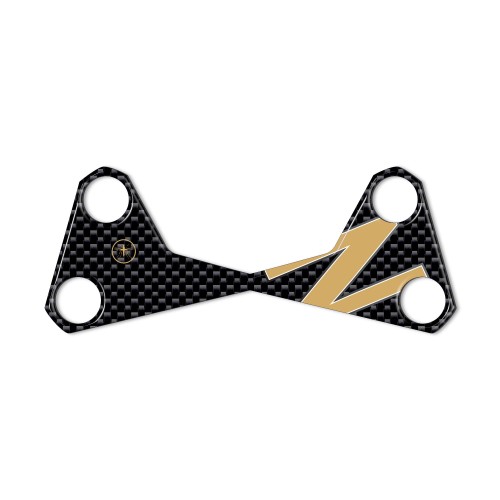 3D Gabelplatte Schutz kompatibel für Motorräder KAWASAKI Z750 Z1000 z gold 2