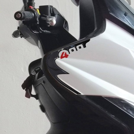 2 3D GEL ADHESIVES SPIDER PROTECTION συμβατά για Kymco XCITING 400 2012-2017