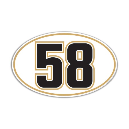 1 GRANDE RÉSINE 3D MOTO MARCO SIMONCELLI SUPER SIC TRIBUTE ADHÉSIF 58