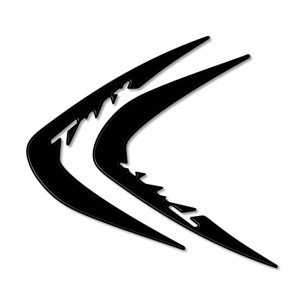 2 3D ADHESIVES-AUFKLEBER FÜR SPIGULARS kompatibel für YAMAHA TMAX 2001-2007