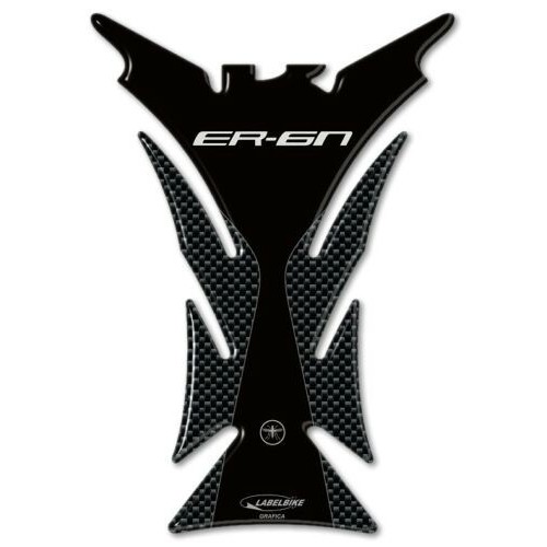 ADHESIVE 3D GEL PROTECTION tank CARBON compatible for motorbike KAWASAKI ER-6N