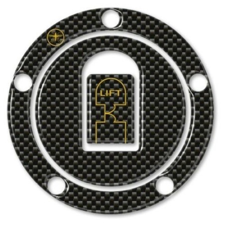 ADHESIVE 3D TANK CAP PROTECTION συμβατό MOTORCYCLE KAWASAKI 00-06 carbon gold