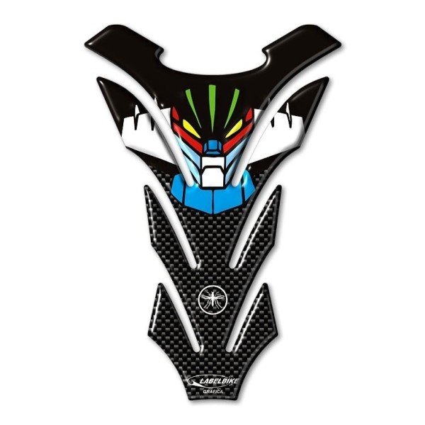 RESIN 3D CARBON CARBON ADHESIVE PARASTER για MOTO JEEG ROBOT STEEL