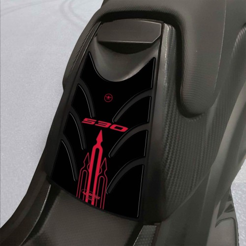 3D ADHESIVE TMAX 530 PROTECTION DE PORTE DE RÉSERVOIR pour YAMAHA T MAX 2012-16 SCOOTER