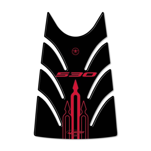 3D ADHESIVE TMAX 530 TANK DOOR PROTECTION for YAMAHA T MAX 2012-16 SCOOTER