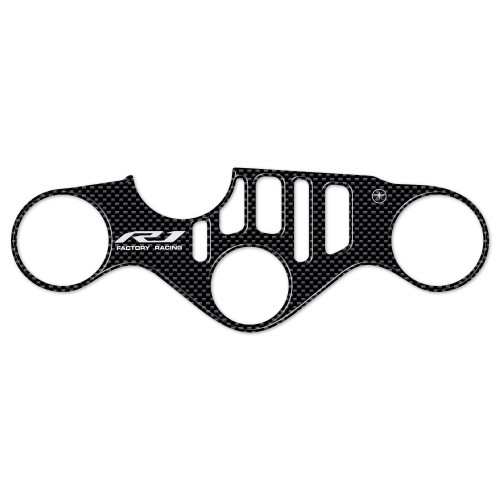 Sticker Gel 3D Plaque de Direction Compatible X Bike Yamaha Yzf R1 2015-2023 2