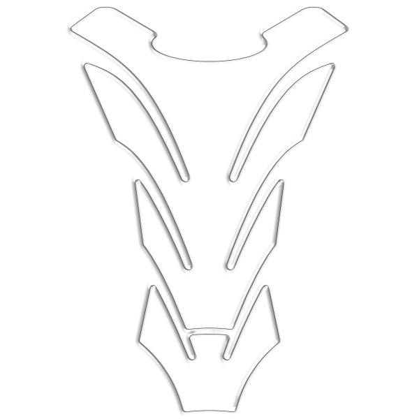 NEUTRAL TRANSPARENT TANK PROTECTOR 3D RESIN MOTORBIKE TANK STICKERS