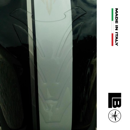 PROTECTEUR DE RÉSERVOIR NEUTRE TRANSPARENT RÉSINE 3D AUTOCOLLANTS DE RÉSERVOIR DE MOTO