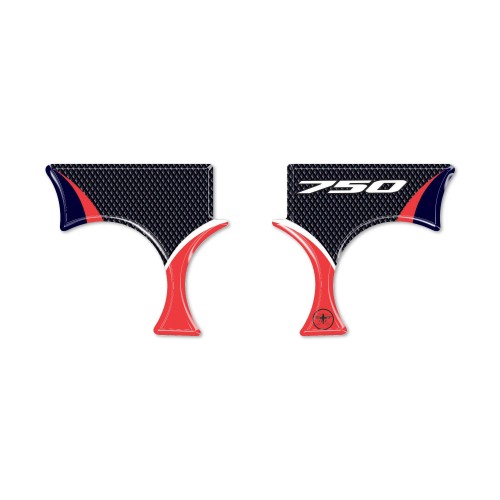 Protection de fourche 3D adhésive compatible avec Honda Transalp 2023-25