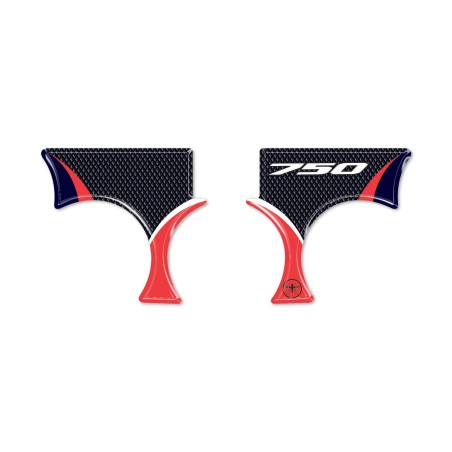 Adhesive 3D fork plate protection compatible with Honda Transalp 2023-25