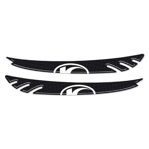 2 3D HANDLE PROTECTION ADHESIVES compatible for kymco XCITING 300 and 500 scooters 2