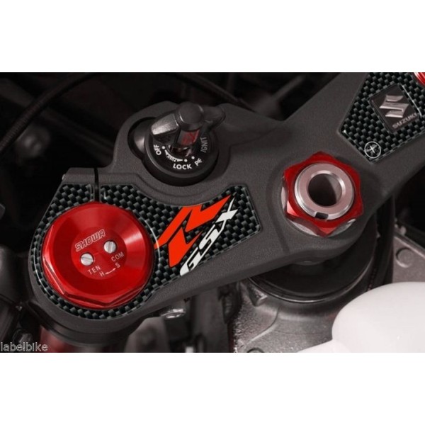 ADHESIVE 3D GEL για την ΠΛΑΚΑ ΤΙΜΟΝΙΟΥ συμβατή για SUZUKI GSXR 1000 από το 2009
