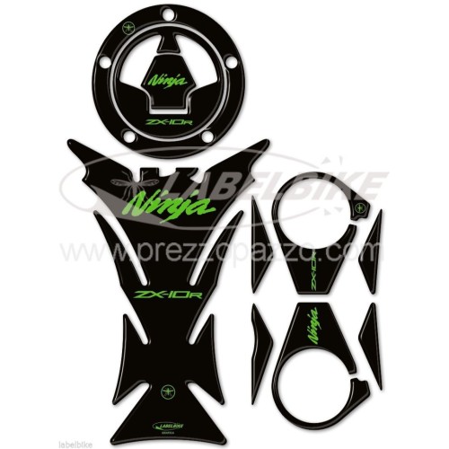 KIT 3D GEL RESIN ADHESIVES kompatibel x MOTORRAD KAWASAKI ZX10R 2006-2010