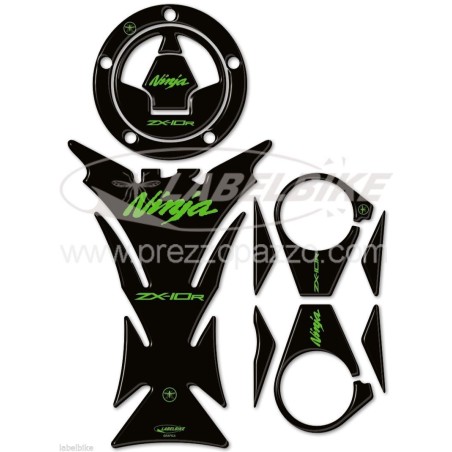 KIT 3D GEL RESINA ADHESIVOS compatible x MOTO KAWASAKI ZX10R 2006-2010