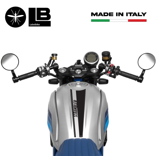 3D RESIN GEL ADHESIVE WALL PROTECTOR COMPATIBLE for MOTORBIKE DUCATI SCRAMBLER NEW 2