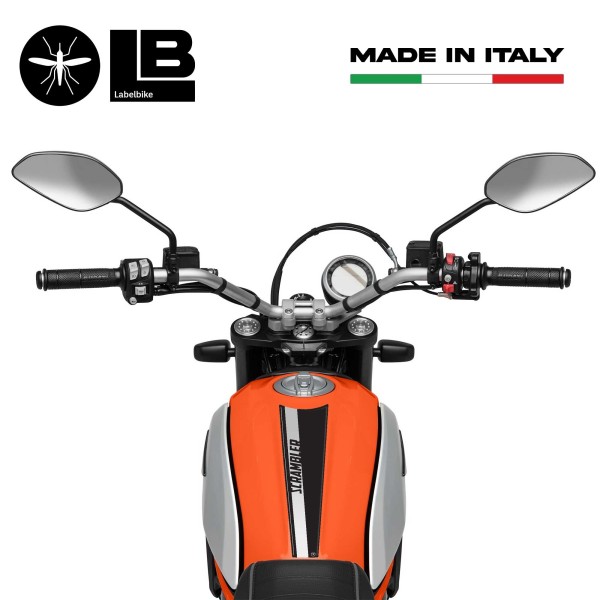 3D RESIN GEL ADHESIVE WALL PROTECTOR COMPATIBLE για MOTORBIKE DUCATI SCRAMBLER NEW
