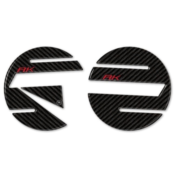 2 Pegatinas de protección del cárter resinadas compatibles Scooter Kymco Ak 550 2017-2022