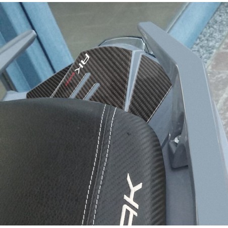 Pegatina Cola Resina Compatible Scooter Kymco Ak 550 2017-2022 Carbon Look