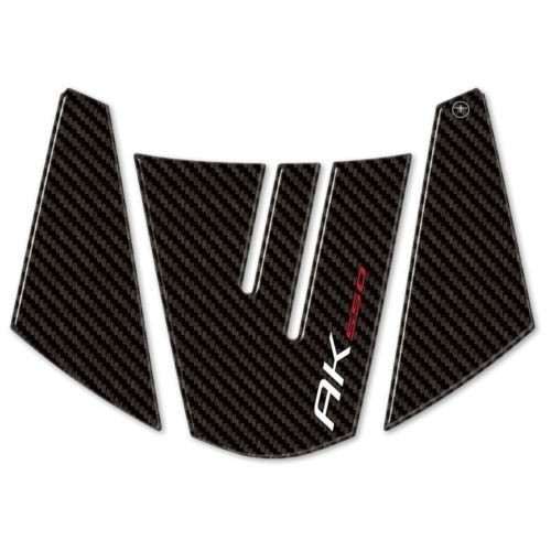 Resin Tail Sticker Compatible Scooter Kymco Ak 550 2017-2022 Carbon Look 2