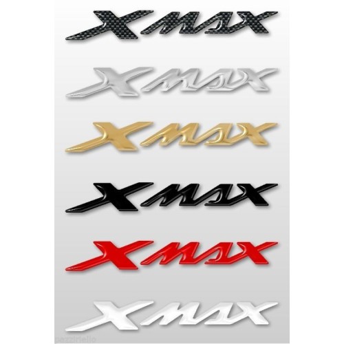 2 3D ADHESIVES/STICKERS 3D WRITE XMAX συμβατά για σκούτερ YAMAHA X MAX 2010-2024