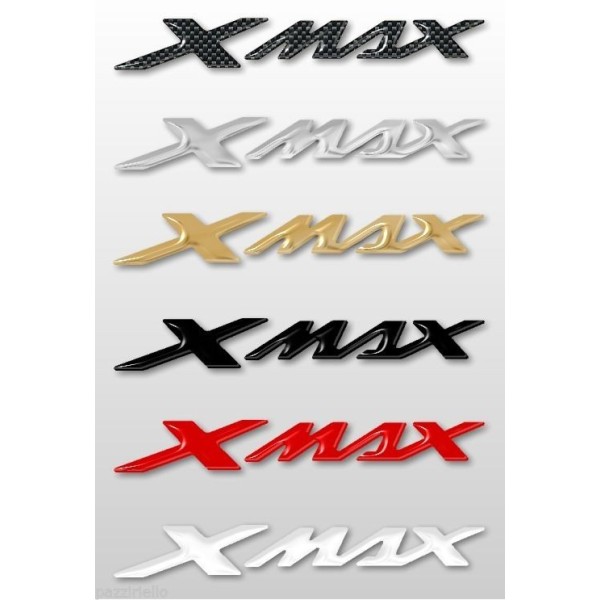 2 3D ADHESIVES/STICKERS 3D WRITE XMAX συμβατά για σκούτερ YAMAHA X MAX 2010-2024