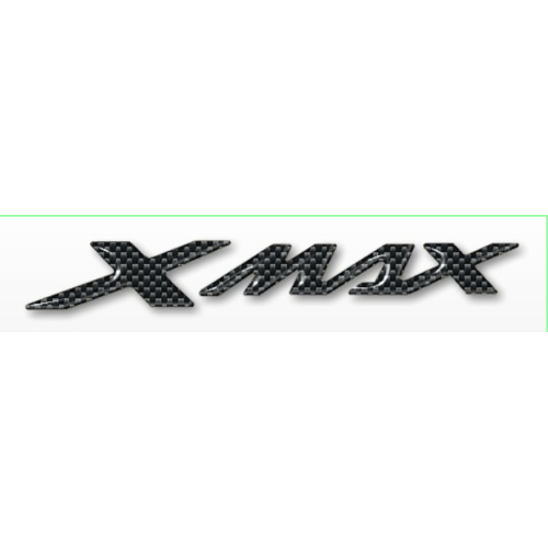 2 ADHESIVOS/PEGATINAS 3D WRITE XMAX compatibles para SCOOTERS YAMAHA X MAX 2010-2024 2