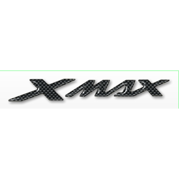 2 ADHESIVOS/PEGATINAS 3D WRITE XMAX compatibles para SCOOTERS YAMAHA X MAX 2010-2024