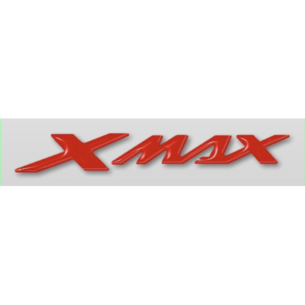2 3D ADHESIVES/STICKERS 3D WRITE XMAX συμβατά για σκούτερ YAMAHA X MAX 2010-2024