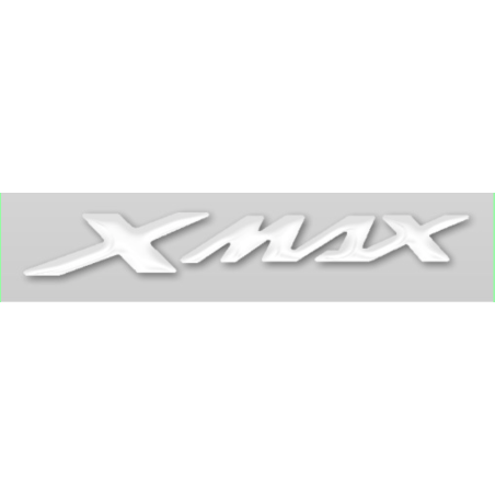 2 ADHESIVOS/PEGATINAS 3D WRITE XMAX compatibles para SCOOTERS YAMAHA X MAX 2010-2024