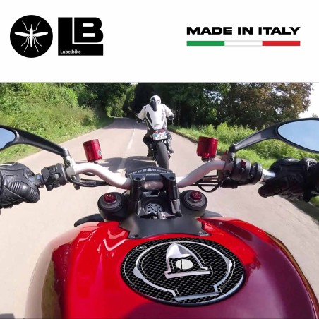 Autocollant de protection de bouchon de réservoir 3D compatible avec les motos Ducati Streetfighter