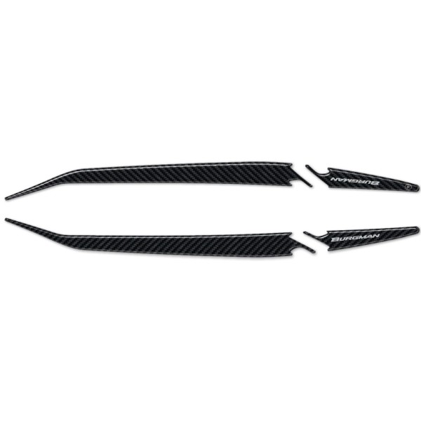 2 ADHESIVOS DE PROTECCIÓN DE MANGO 3D GEL compatibles para SUZUKI BURGMAN 400 2017-2023