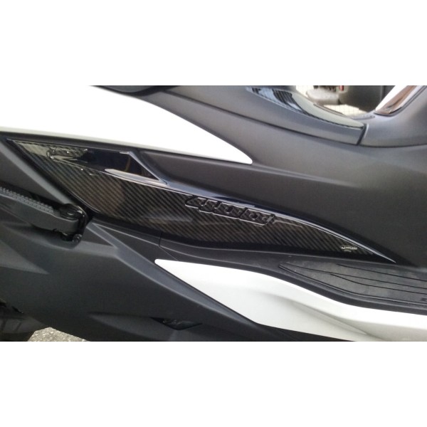 2 protectores de pies 3D gel compatibles para SUZUKI BURGMAN 400 2017-2023