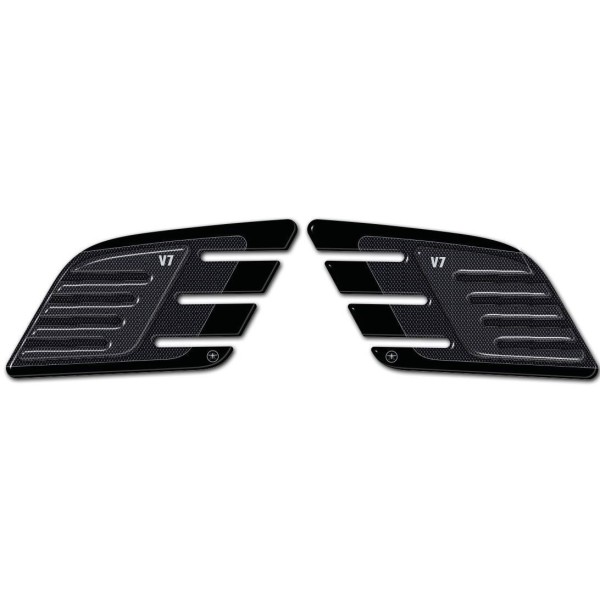 2 SIDE KNEEL PROTECTIONS 3D compatible for MOTO GUZZI V7 NEW