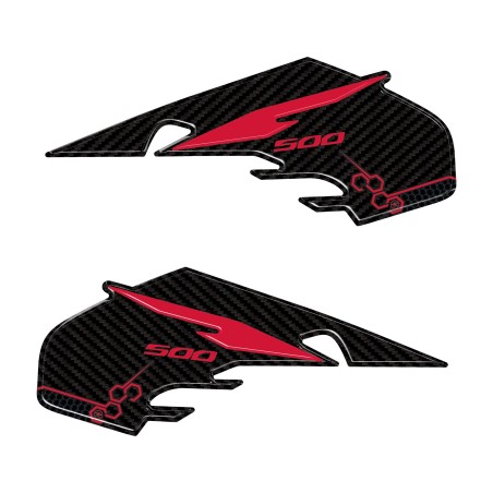 Pegatinas Protectores laterales de depósito de moto compatibles con Honda Hornet 500 2024