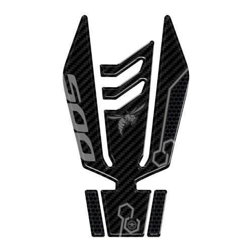 Protège réservoir moto adhésif 3D compatible avec Honda Hornet 500 2024