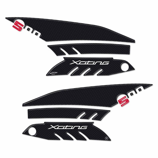 KIT BOOMERANG 3D ADHESIVES για Scooter XCITING 500 KYMCO-συμβατά ΠΡΟΣΤΑΤΕΥΤΙΚΑ