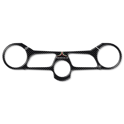 Placa de dirección ADHESIVA 3D compatible para MOTO DUCATI 959 PANIGALE 2016-2019