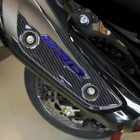 MARQUES DE PROTECTION 3D ADHESIVES 530 EXHAUST compatibles pour YAMAHA TMAX 2017-2019