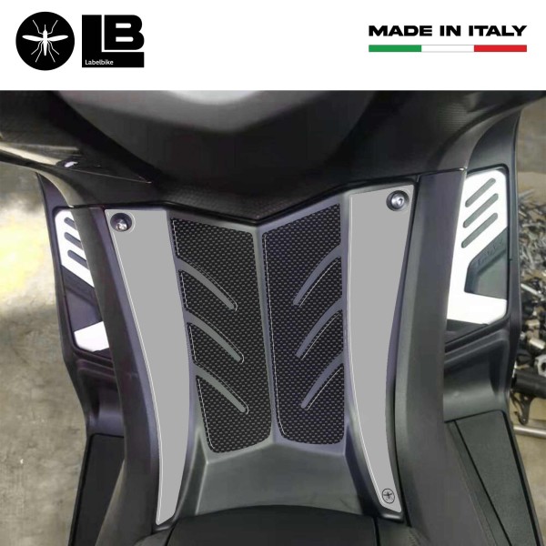 Resin 3D carbon-ergal FRONT PEDESTAL ADHESIVE for YAMAHA Tmax 530 2012-2016
