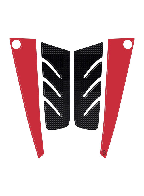 ADESIVO Resinato 3D carbonio-ergal PEDANA ANTERIORE Sticker per YAMAHA Tmax 530 2012-2016