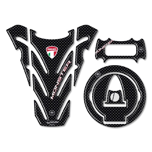 KIT ADHESIF 3D RESINE EXCLUSIF compatible MOTO DUCATI MONSTER 696 796 1096