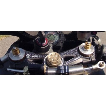 3D τζελ προστασίας πλάκα πιρουνιού συμβατή MOTO KAWASAKI ZX-10R 2004-2005