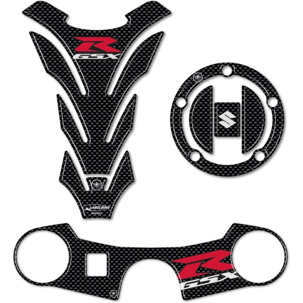 3D ΠΡΟΣΤΑΤΕΥΤΙΚΑ ADHESIVES KIT συμβατά για SUZUKI GSXR 1000 από το 2005 έως το 2006